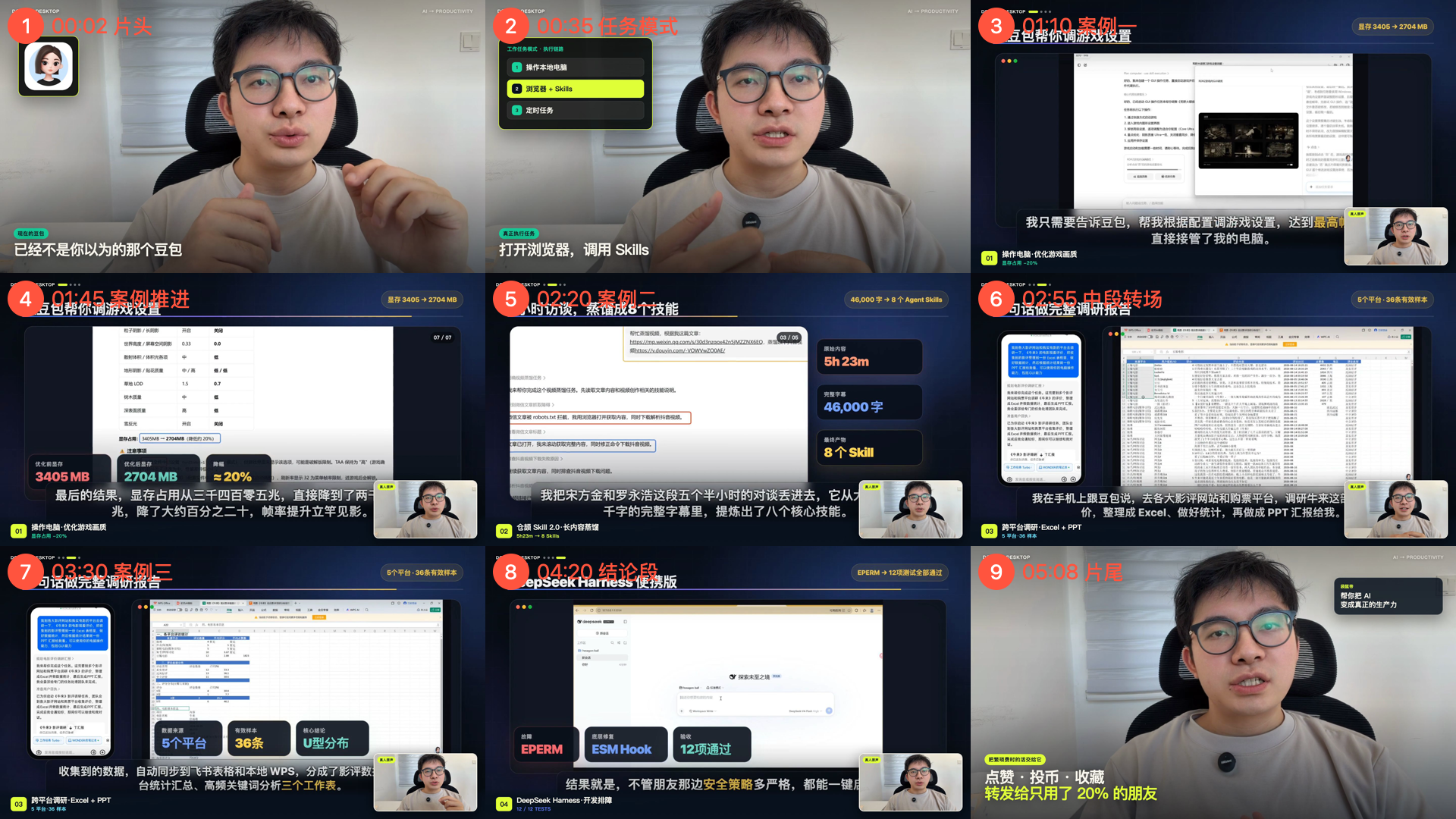 图08-12 成片关键帧接触表